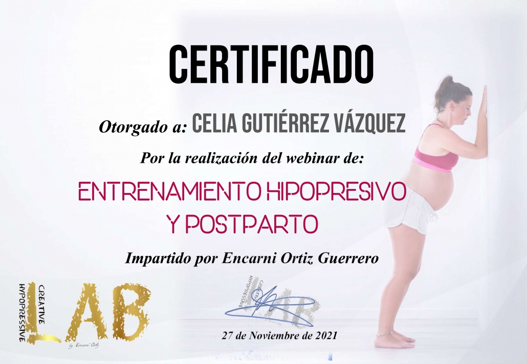 Microsoft PowerPoint - CERTIFICADO WEBINAR ENTRENAMIENTO HIPOPRE